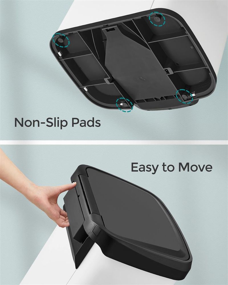 Trash Can - 13 & 18 Gallons Stainless Steel - Pedal Lid