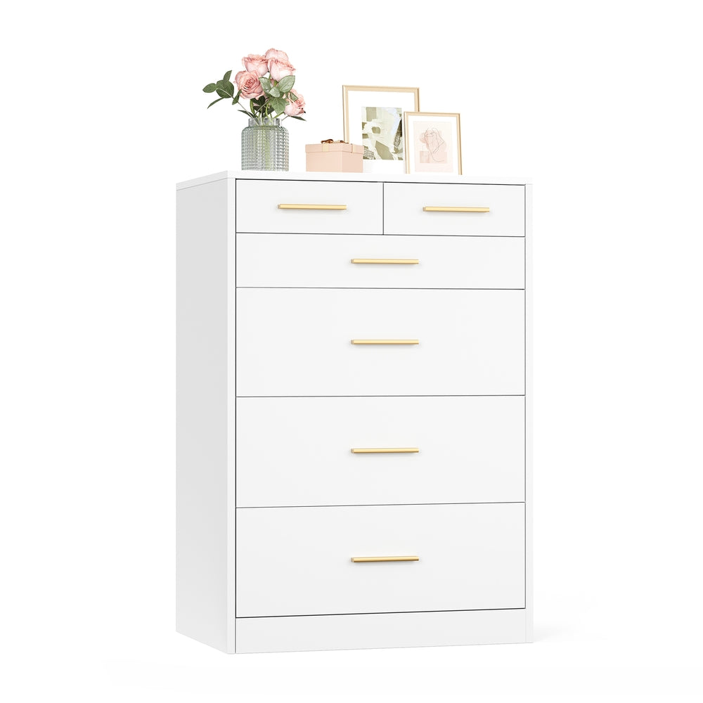 6 Drawer Dresser Chest Storage Cabinet Bedroom Organizer