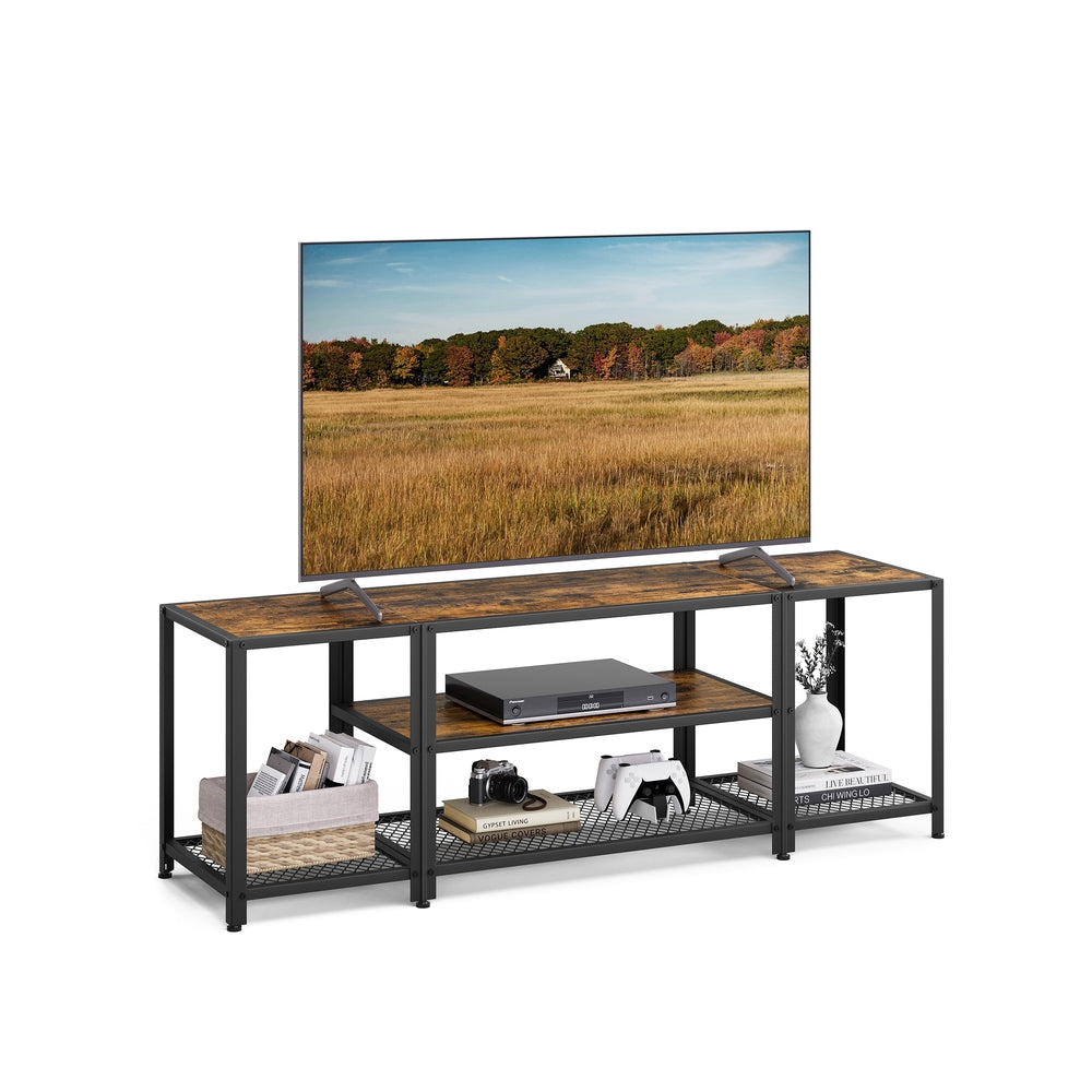 TV Stand for 65 Inch TV Modern Entertainment Center With Storage Shelves