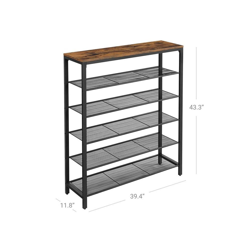 Shoe Rack Organizer - 7 Tier - Holds 32–40 Pairs
