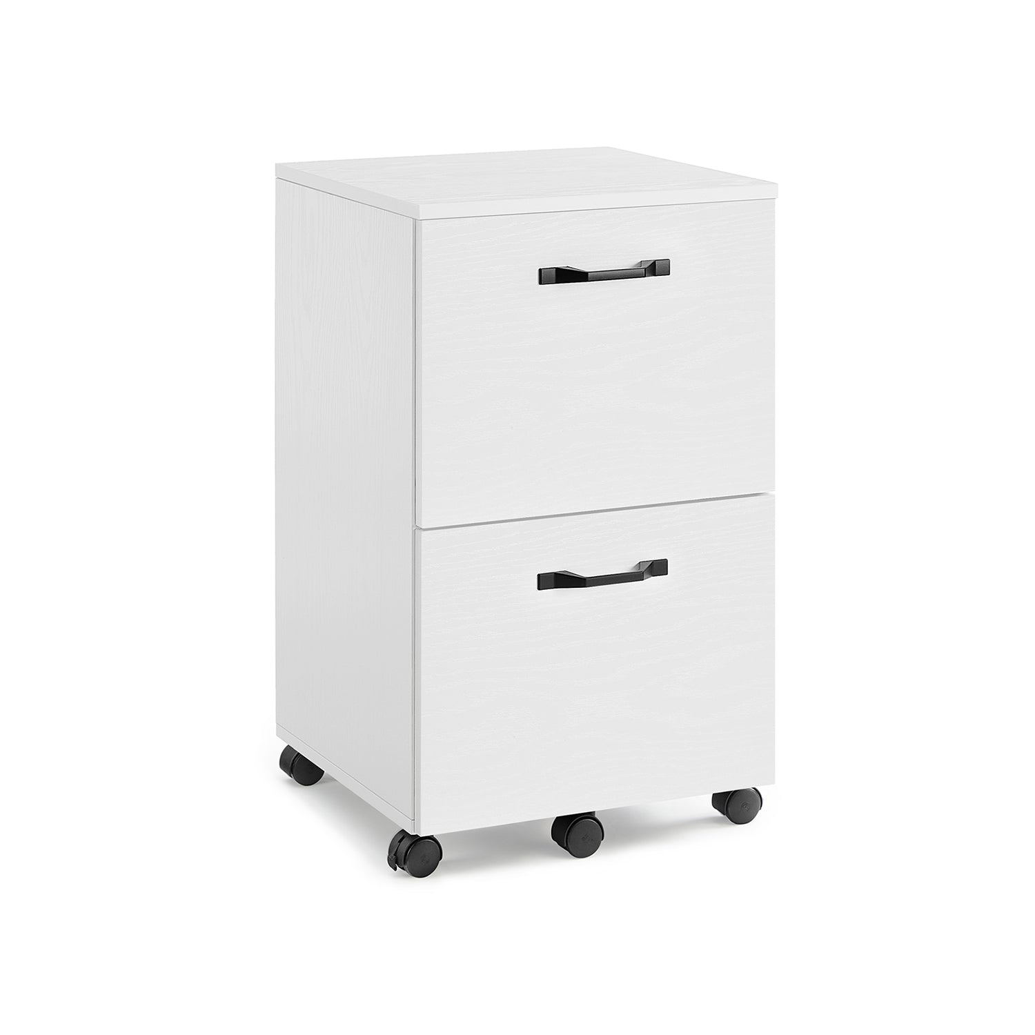 File Cabinet - 2 Drawer - Small Rolling - Lockable Rustic