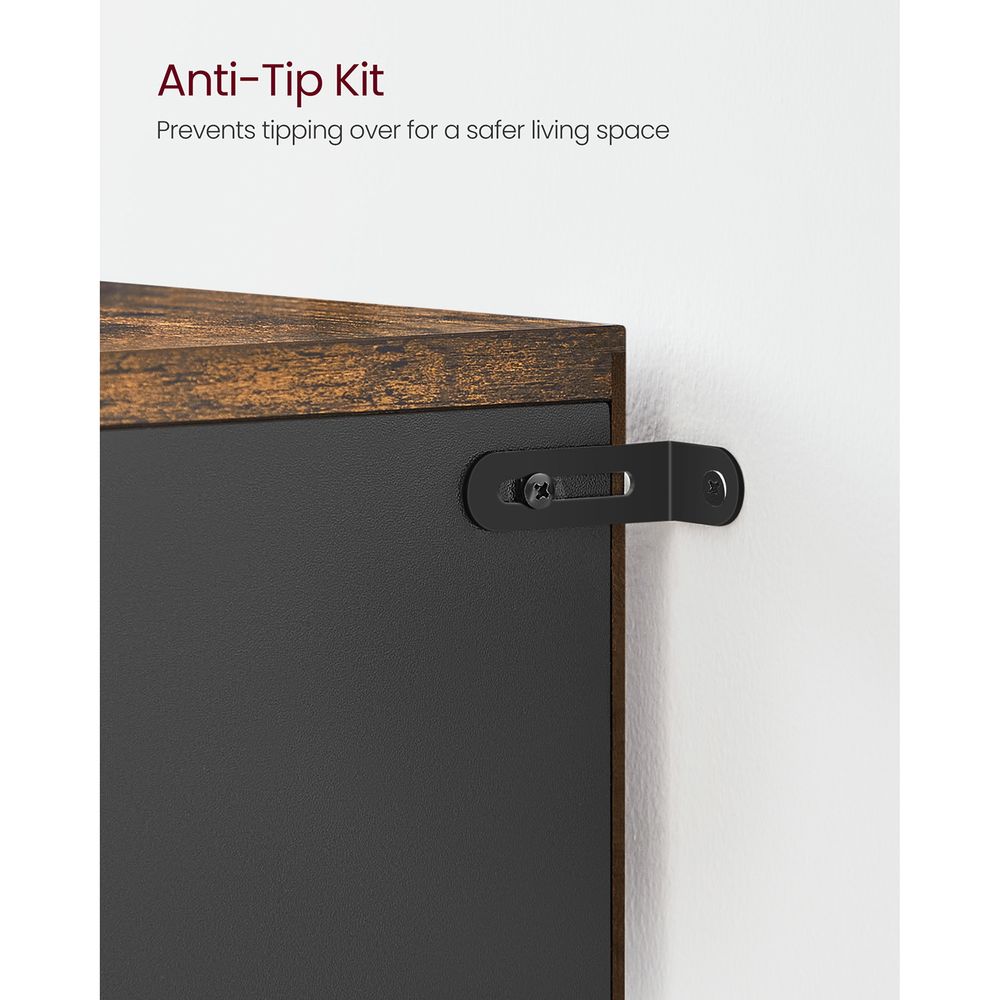 File Cabinet With 2 Drawers – Fits A4, Letter & Legal – Lateral Storage