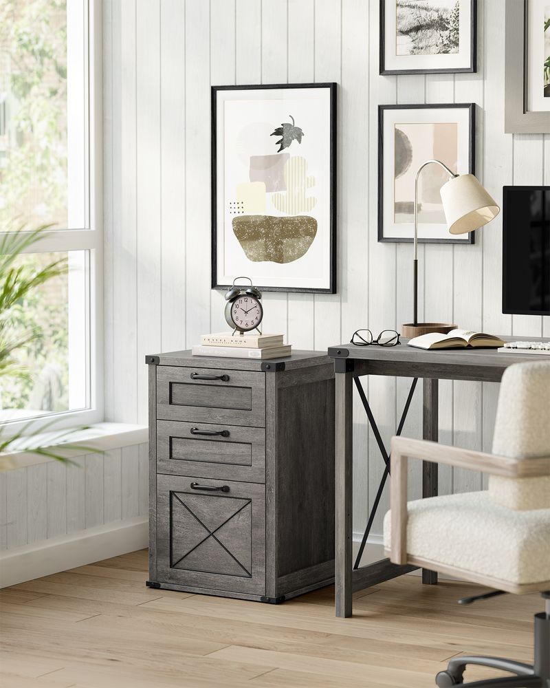 File Cabinet - 2 Drawer Farmhouse - Fits A4 Files Office