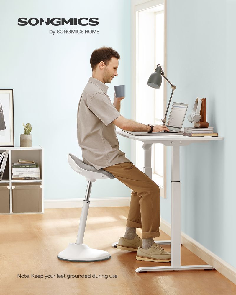 Standing Desk Chair - Adjustable Height - Ergonomic Sit Stand Stool