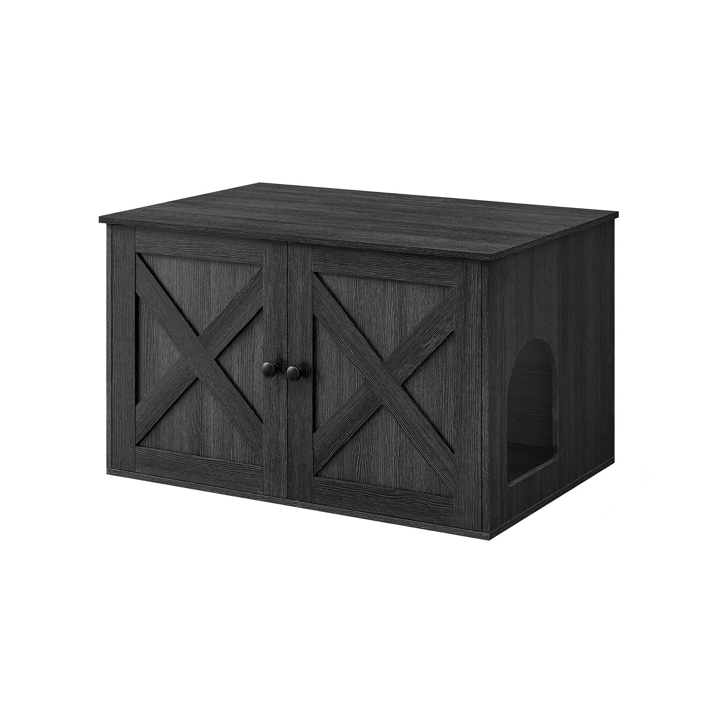 Cat Litter Box Enclosure – Removable Divider – Furniture Cabinet