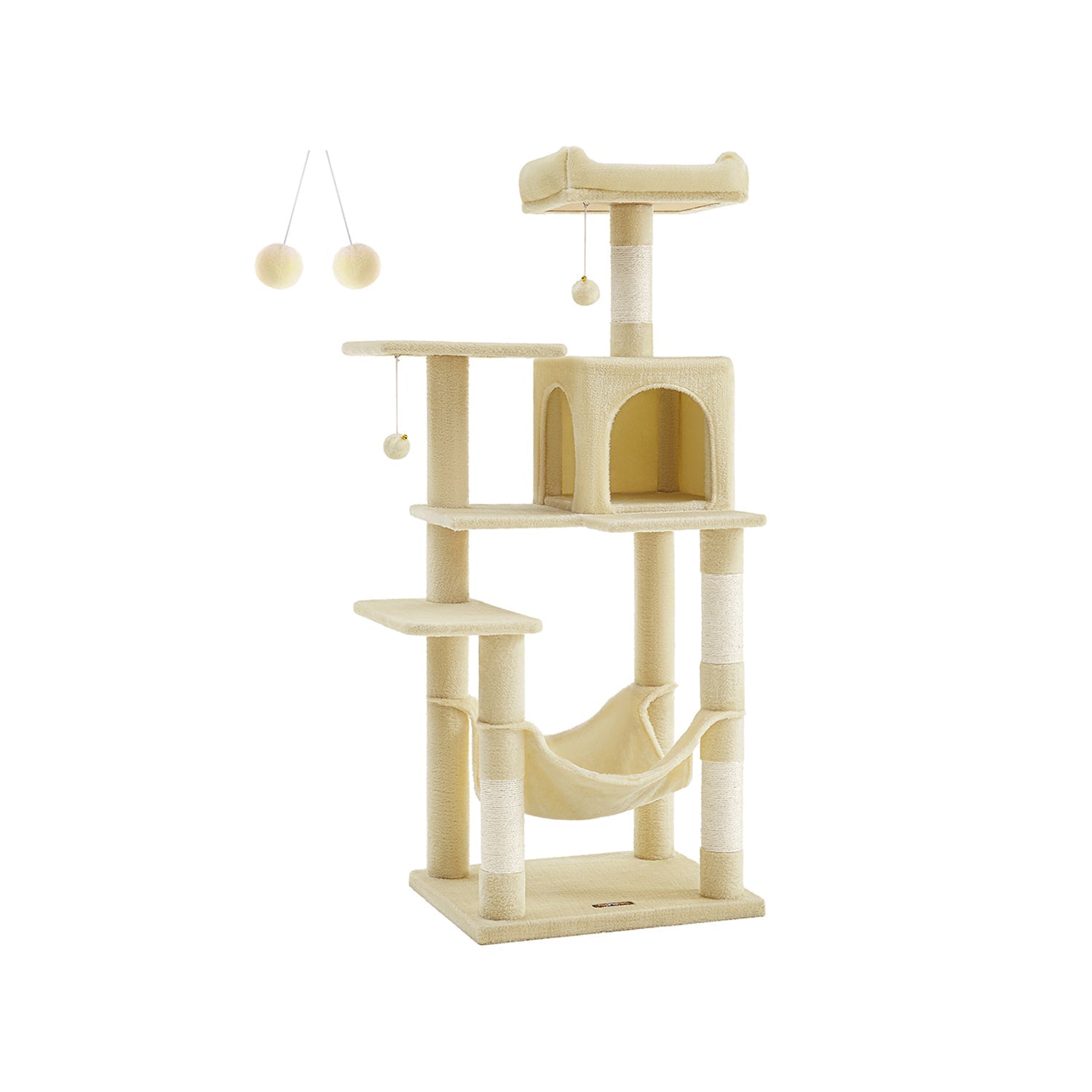 Cat Tower - Indoor Cat Tree - Scratching Posts Perches Hammock