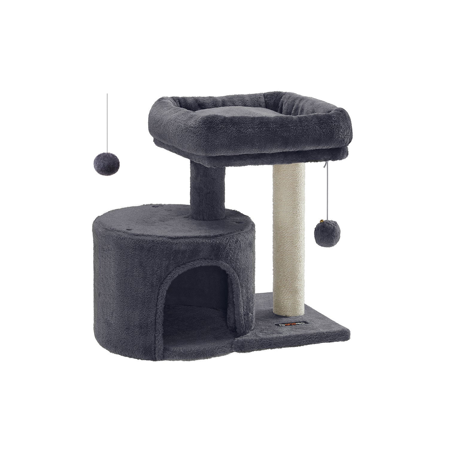 Cat Tower With Sisal Scratching Post Cat Condo With Perch and Cave