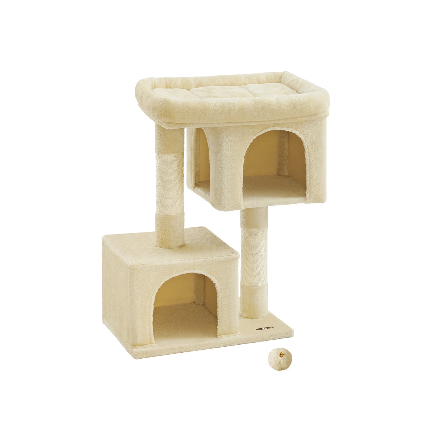 Cat Tower - 26.4 Inch - With 2 Cat Caves