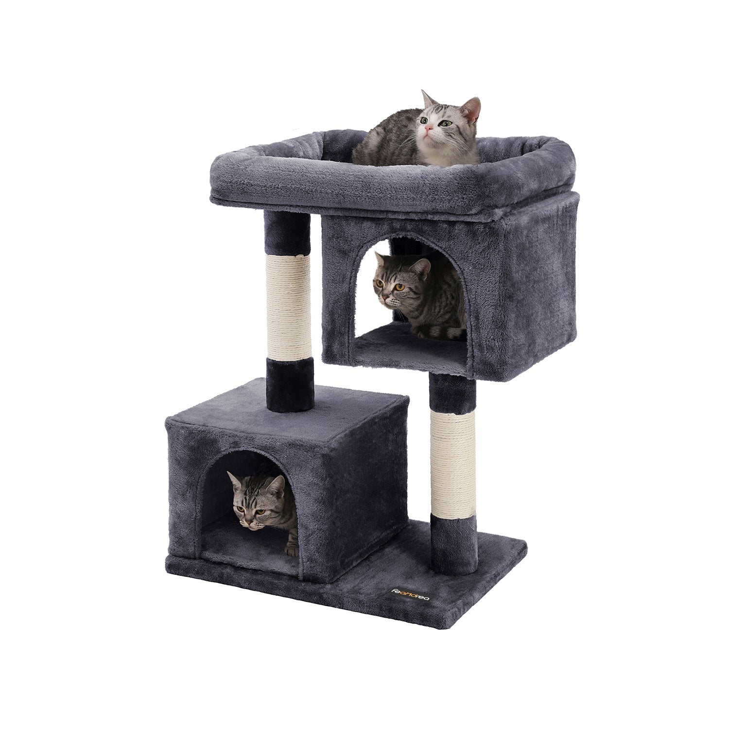 Cat Tower - 26.4 Inch - With 2 Cat Caves