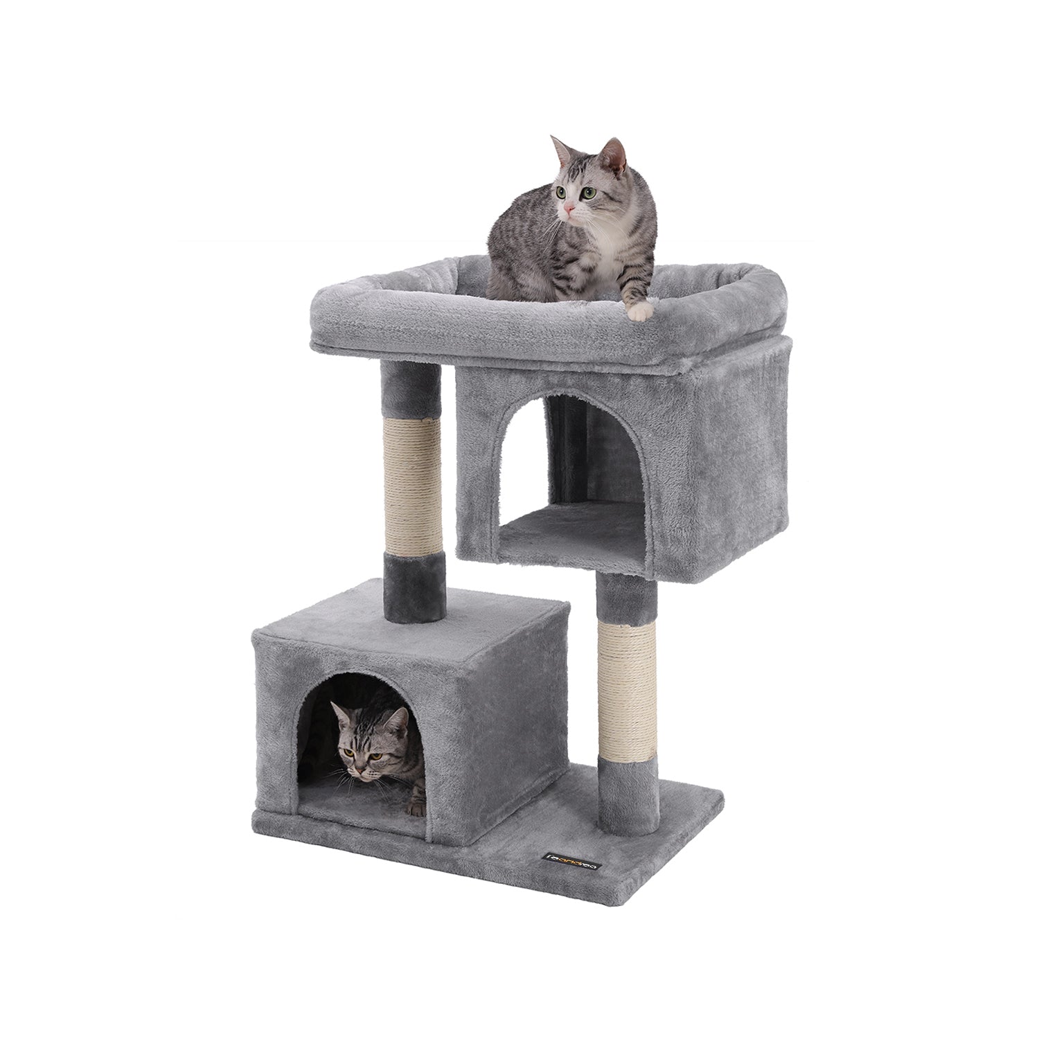 Cat Tower - 26.4 Inch - With 2 Cat Caves