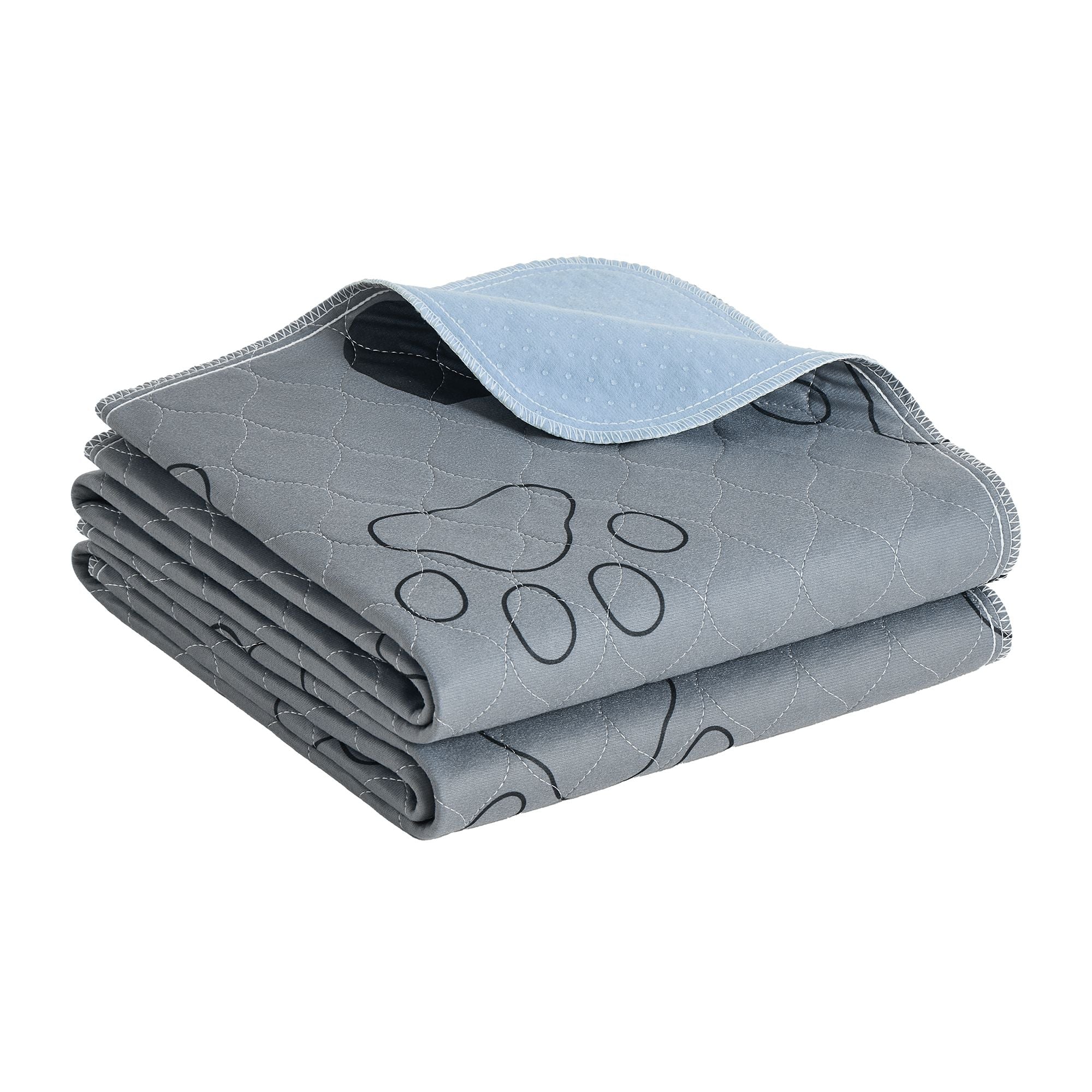 Washable Dog Pee Pads 2 Pack Reusable Training Pads Waterproof