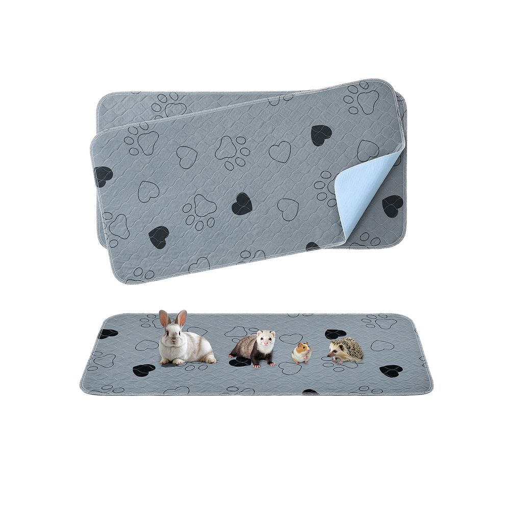 Washable Dog Pee Pads 2 Pack Reusable Training Pads Waterproof