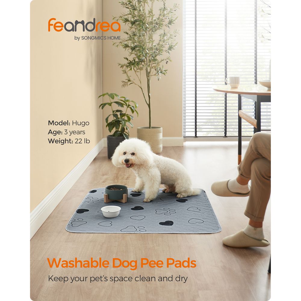 Washable Dog Pee Pads 2 Pack Reusable Training Pads Waterproof