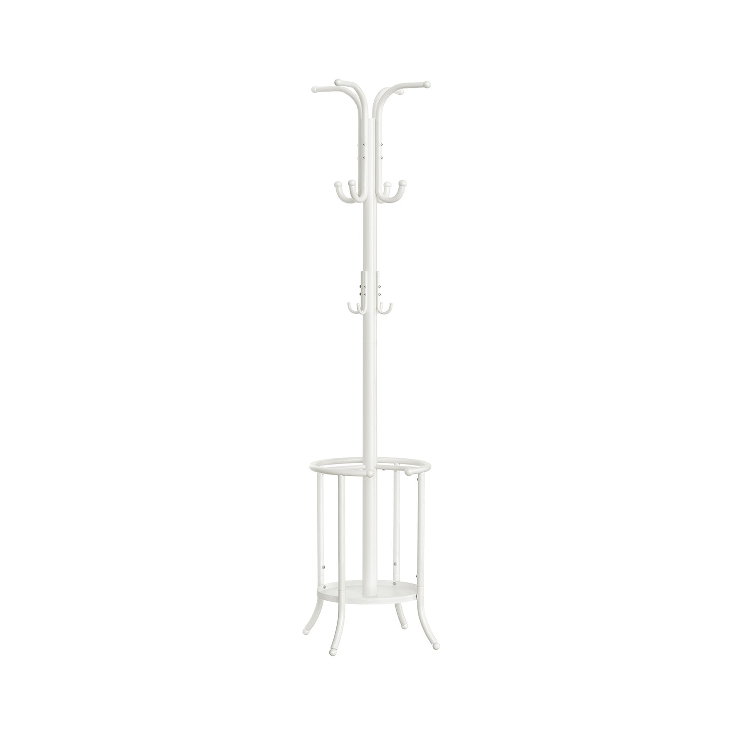 Coat Rack Freestanding - With Umbrella Holder - Entryway Stand