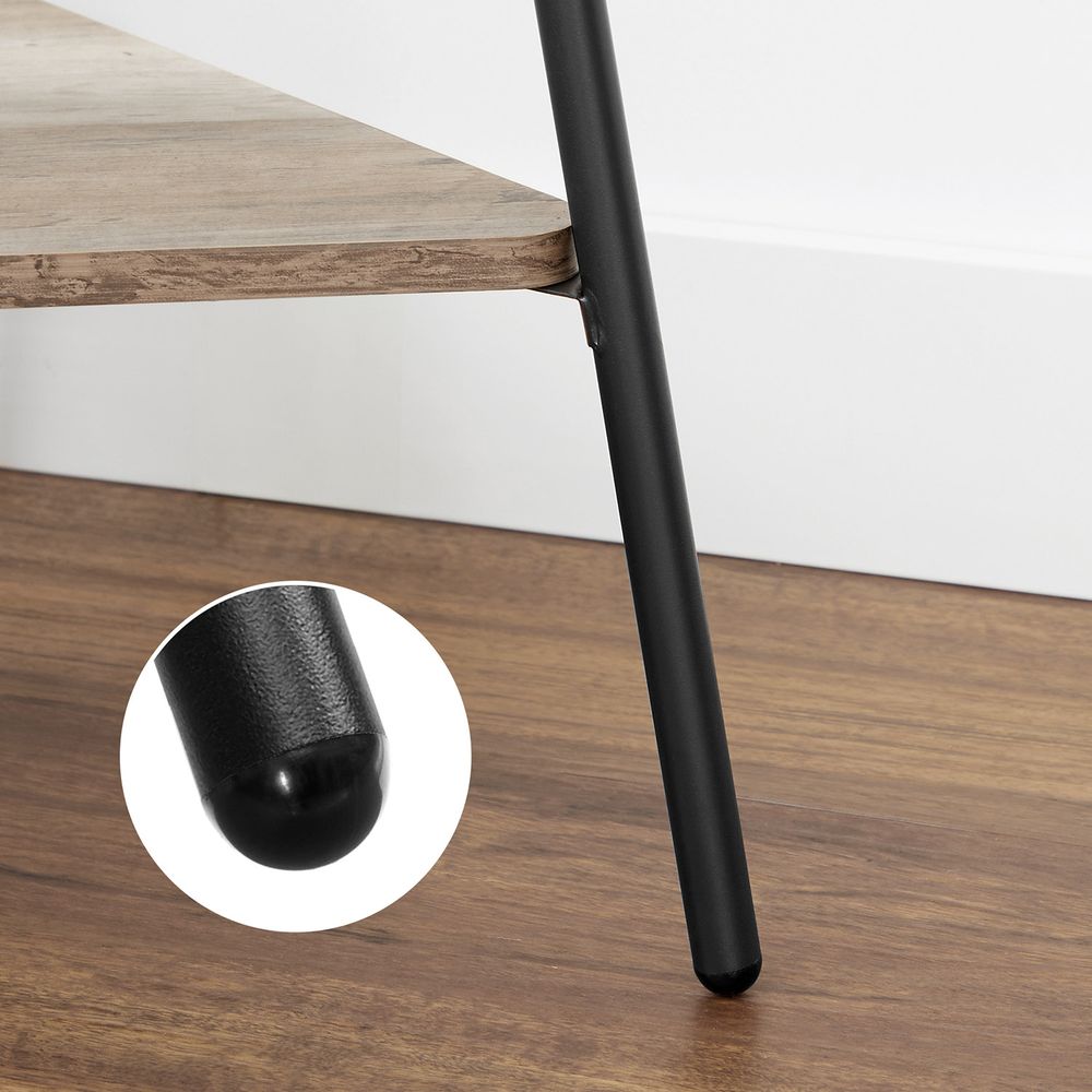 Coat Hanger Stand - Hall Tree With 2 Shelves - Entryway Organizer