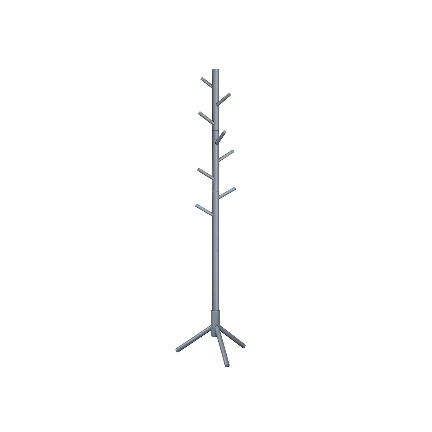 Solid Wood Coat Rack - Freestanding - 8 Hook Design