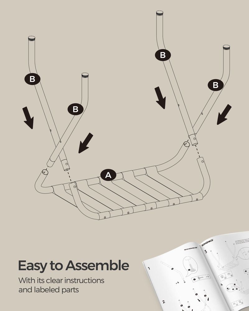 Luggage Racks - Steel Frame Folding - Set Of 2 Guest Room