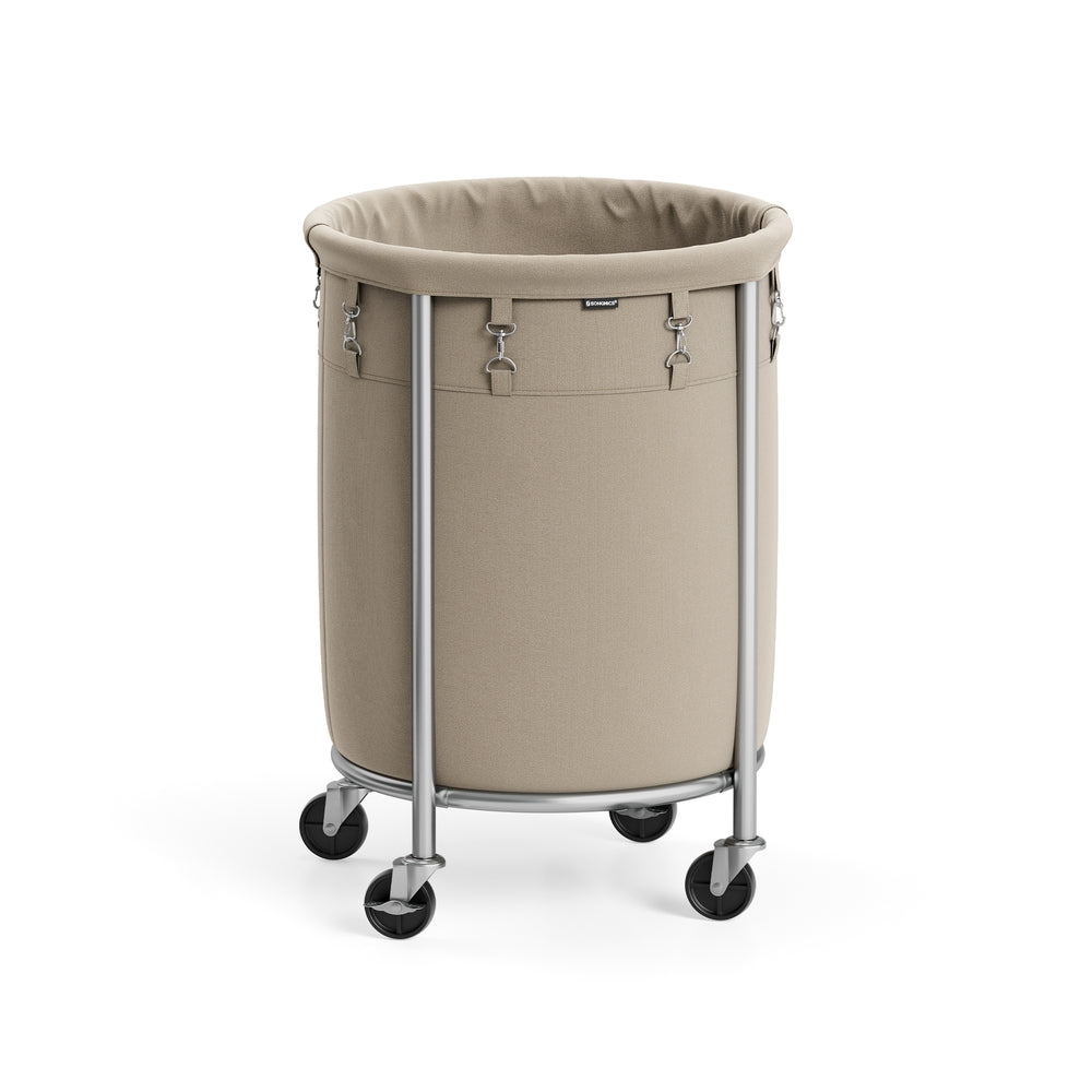 29 Gallon Laundry Basket With Wheels Removable Bag Rolling Hamper