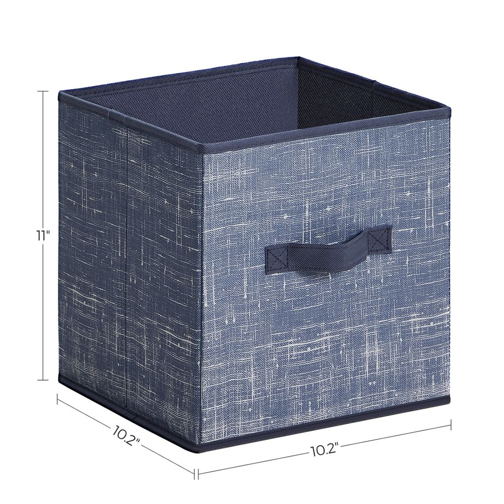 Storage Cubes - Non Woven Fabric - Double Handles - Set Of 6