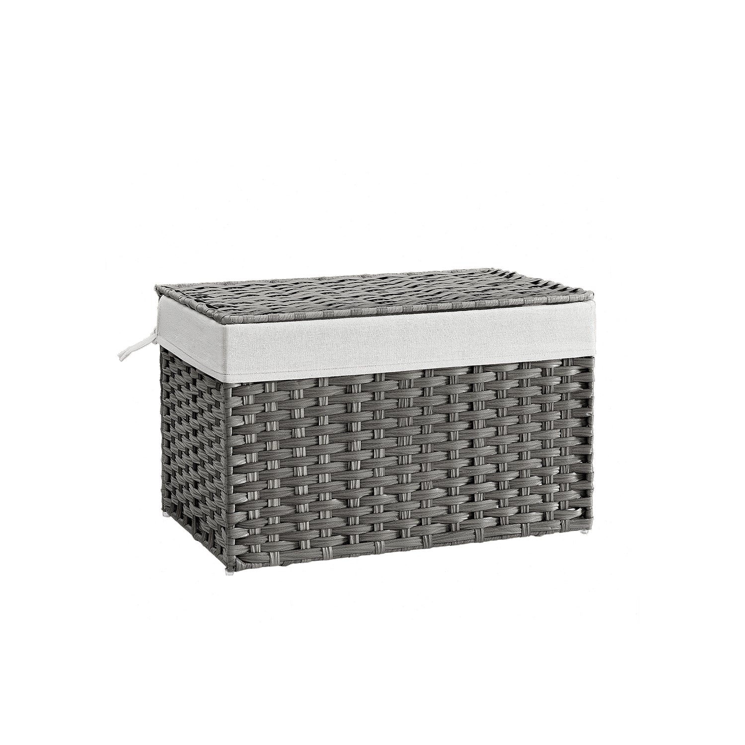 Storage Basket With Lid - 42.3 Gallon 160L - Large Capacity