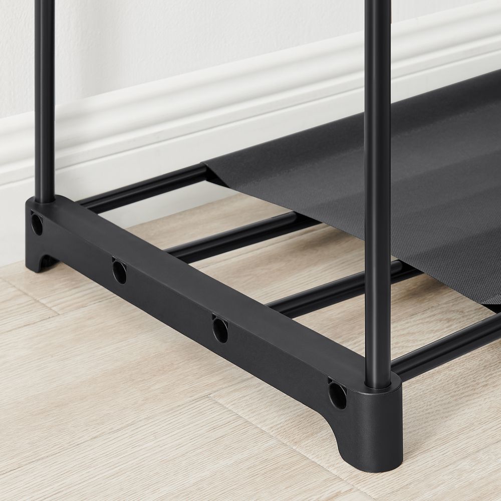 Freestanding Closet Organizer - Shelves And Hanging Rods