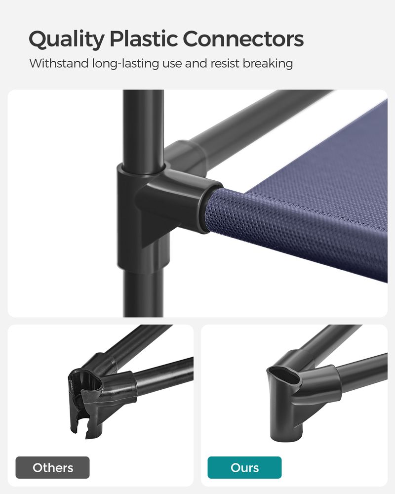 Wardrobe Closet Organizer With Cover - Hanging Rails Shelves