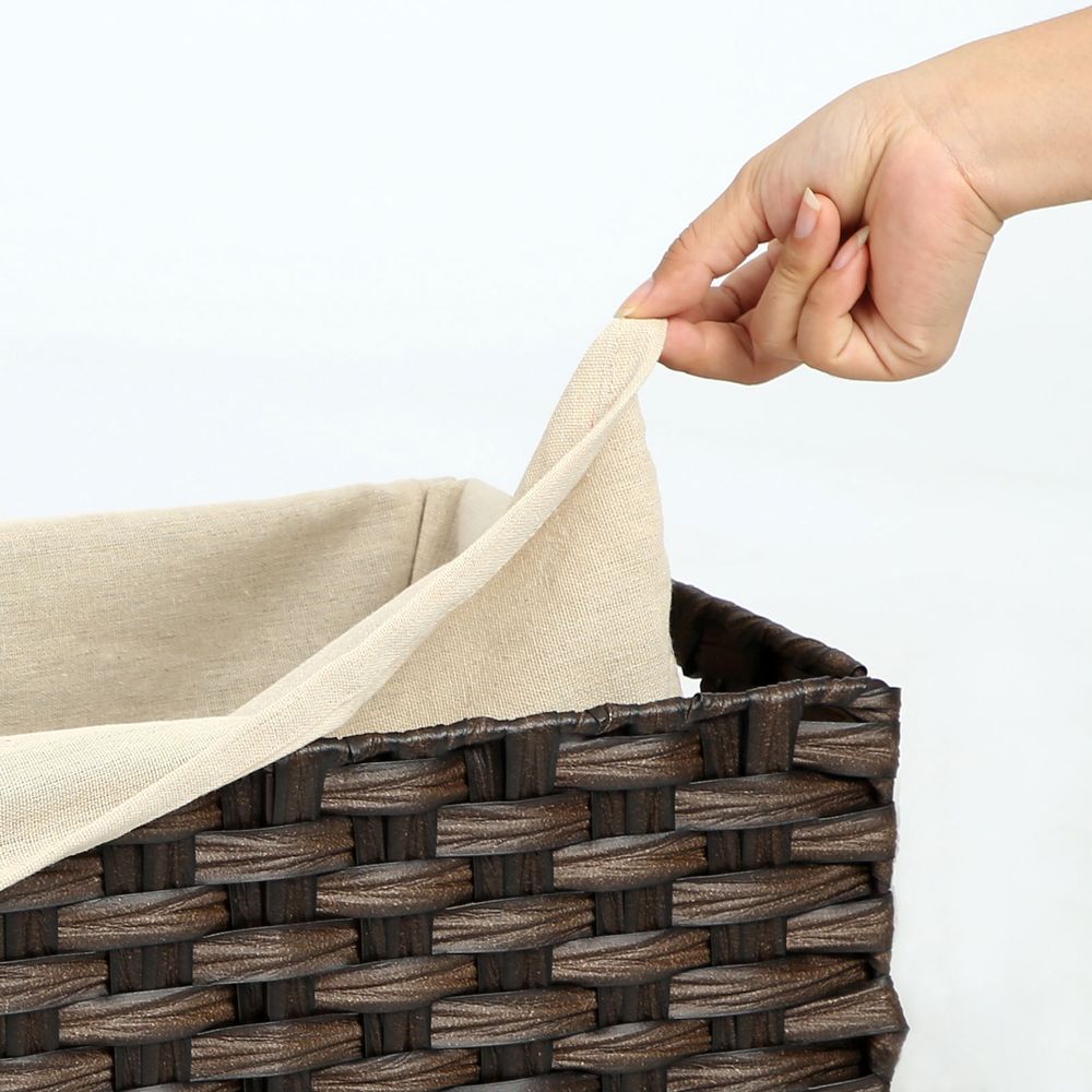 Storage Basket With Lid - 42.3 Gallon 160L - Large Capacity