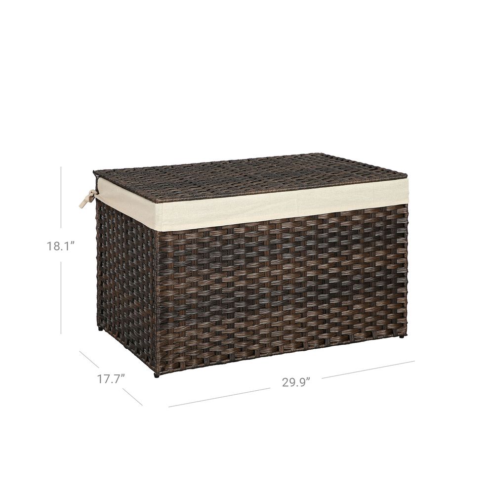 Storage Basket With Lid - 42.3 Gallon 160L - Large Capacity