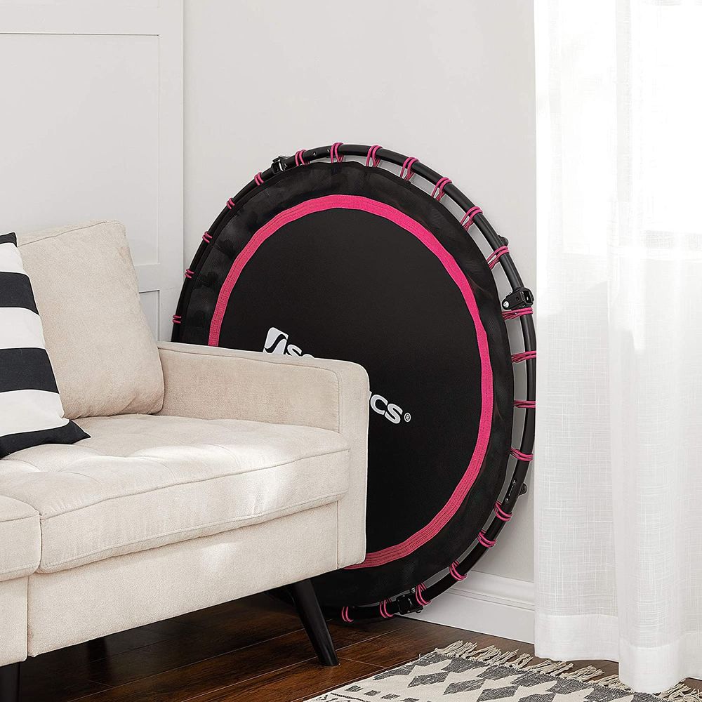 40 Inch Fitness Trampoline With Handle Indoor Rebounder Exercise Equipment