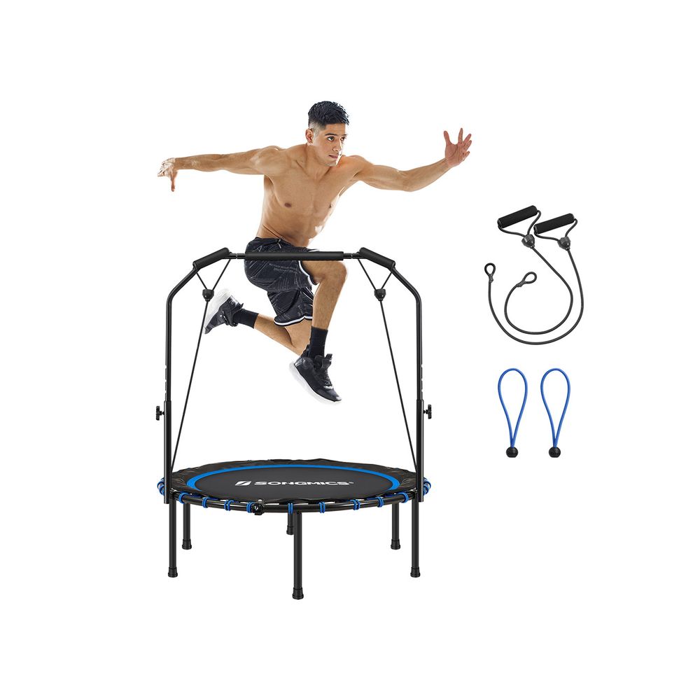 40 Inch Fitness Trampoline With Handle Indoor Rebounder Exercise Equipment