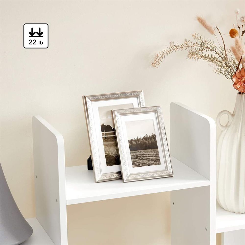 Tree Shaped Bookcase - 13 Shelf Storage - Space Saving Display Shelf
