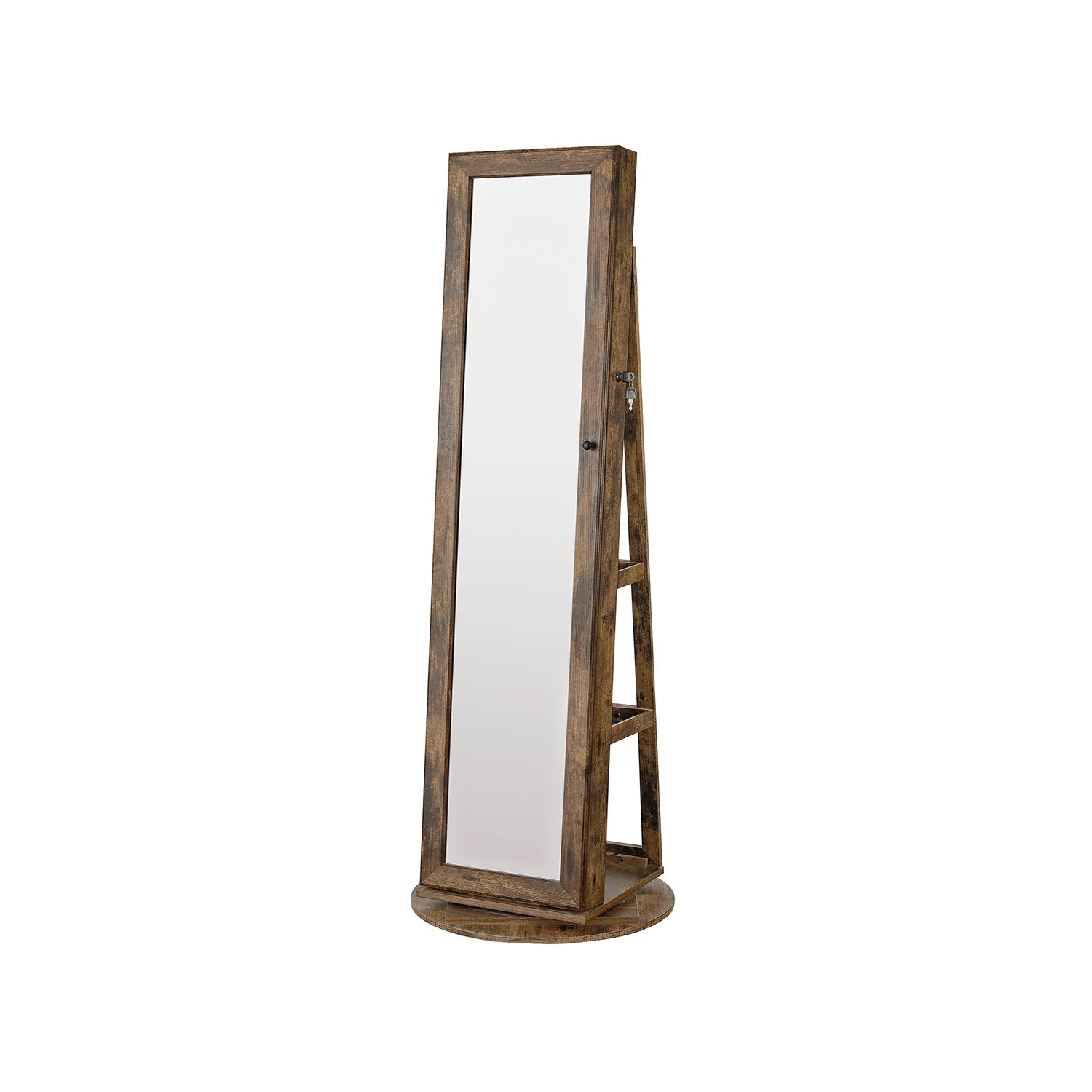 Jewelry Organizer Cabinet - Lockable - Full Length Mirror