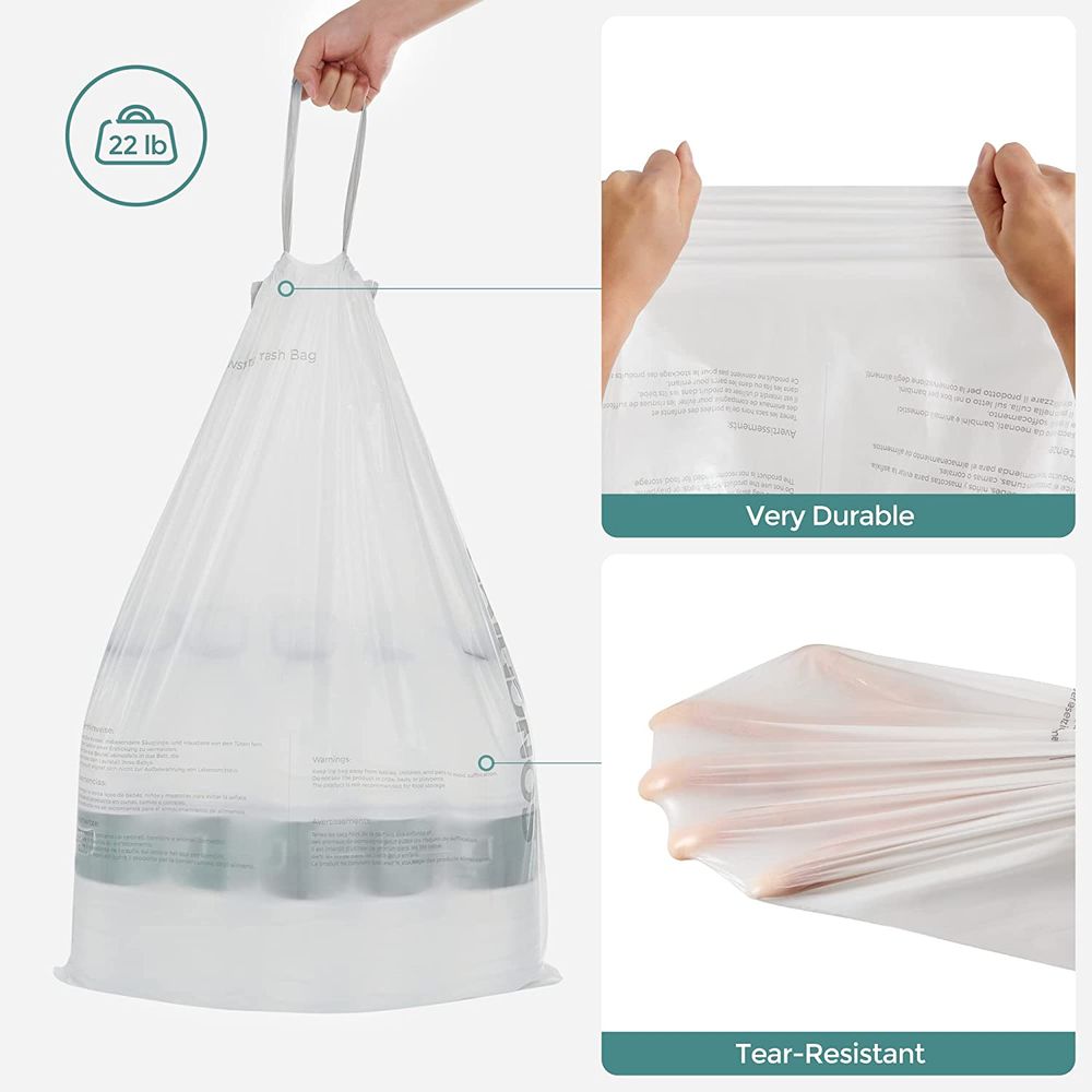 Trash Bags - For 8 Gallon Trash Cans - 30L Size