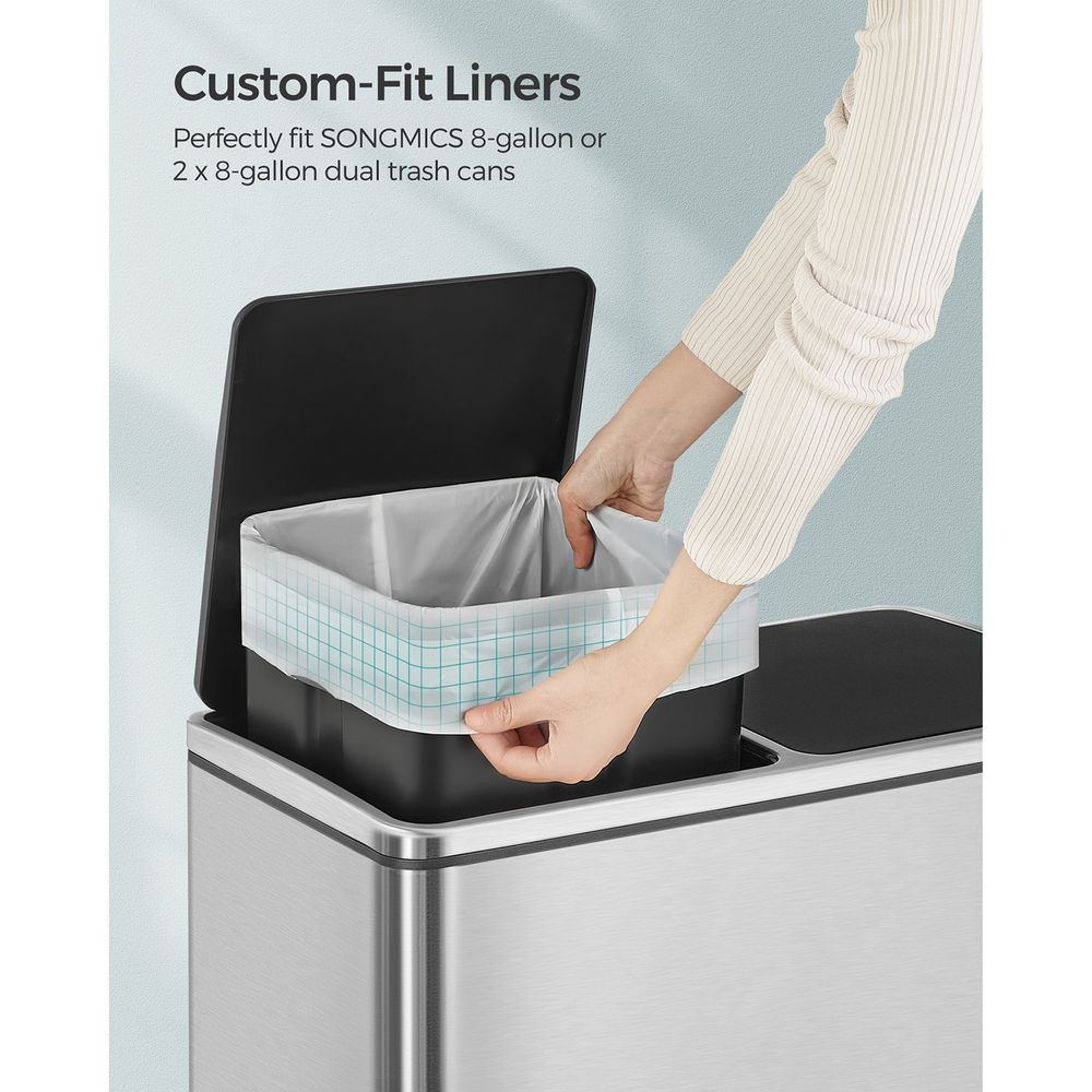 Trash Bags - For 8 Gallon Trash Cans - 30L Size