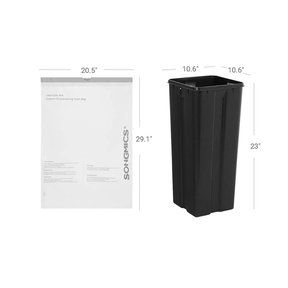 Trash Bags - For 8 Gallon Trash Cans - 30L Size