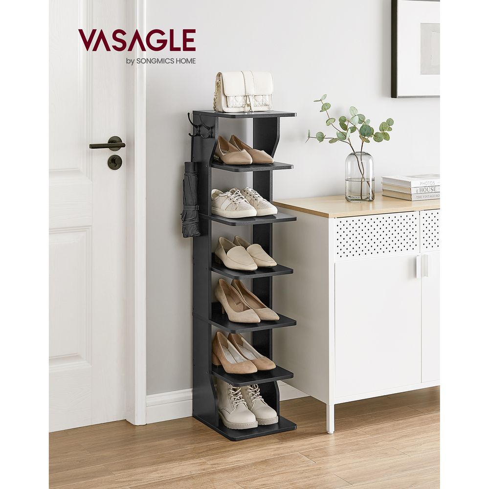 Slim Shoe Storage Rack – 7 or 9-Tier – Space-Saving Shoe Tower
