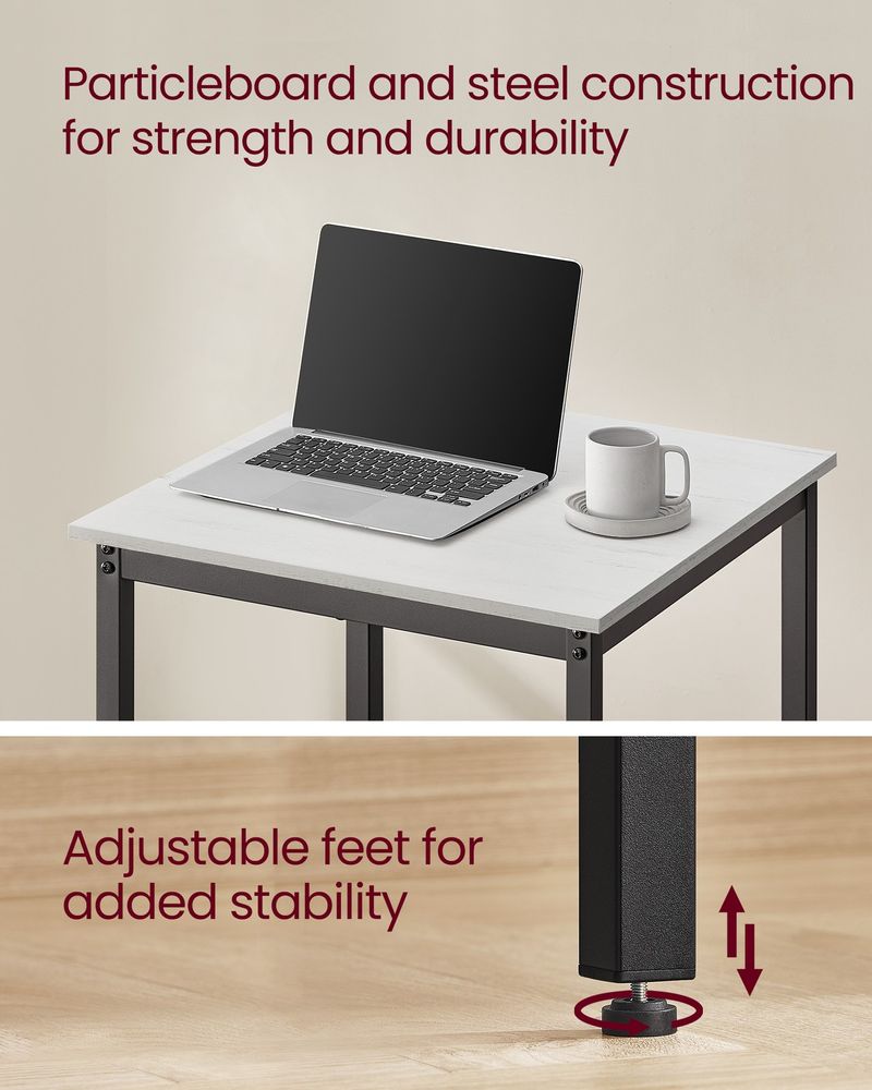 High Top Bar Table – Square Design – Industrial Pub Table