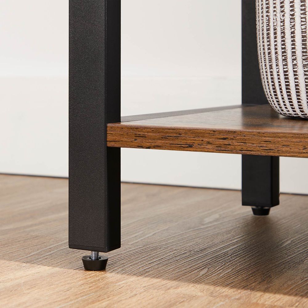 Bookshelf - Industrial 6 Tier - Steel Frame Tall Storage Shelf