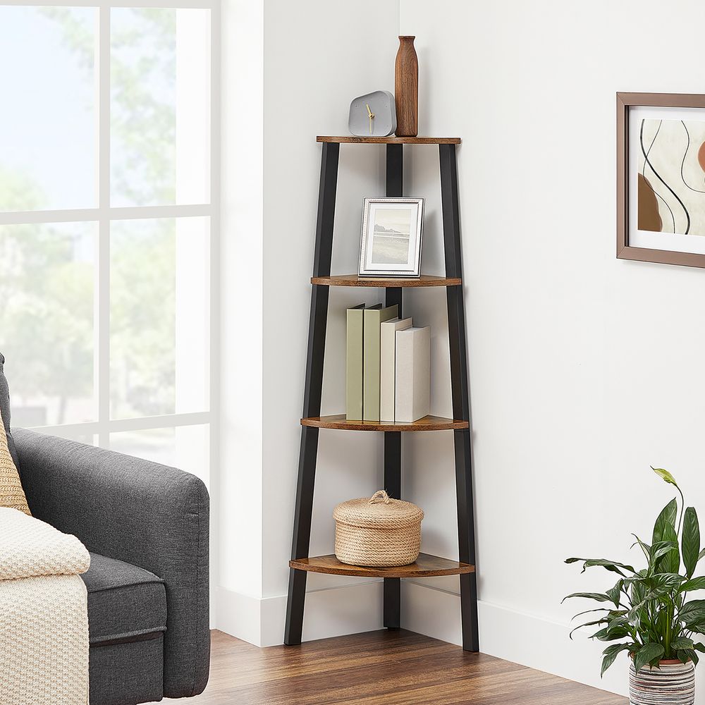 Corner Shelf Stand - 4 Tier - Floor Standing Storage