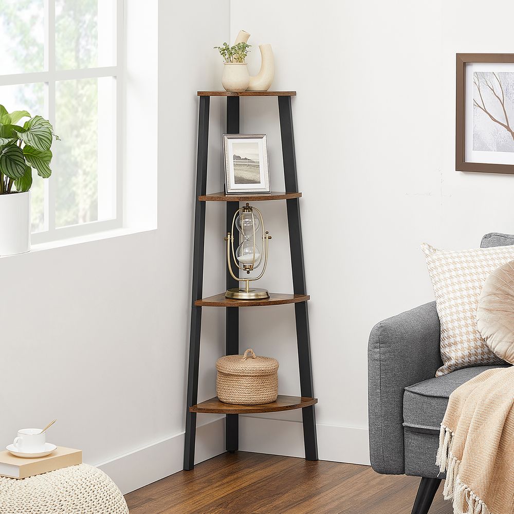Corner Shelf Stand - 4 Tier - Floor Standing Storage