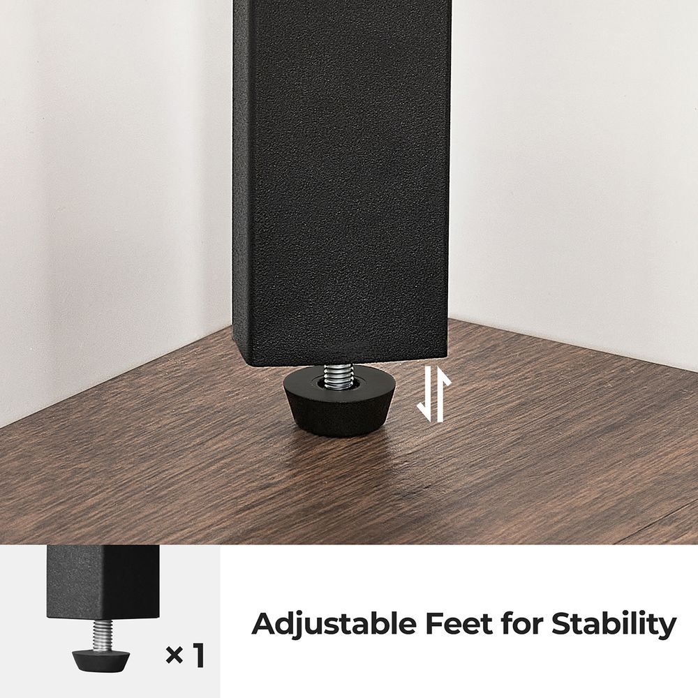 Corner Shelf Stand - 4 Tier - Floor Standing Storage