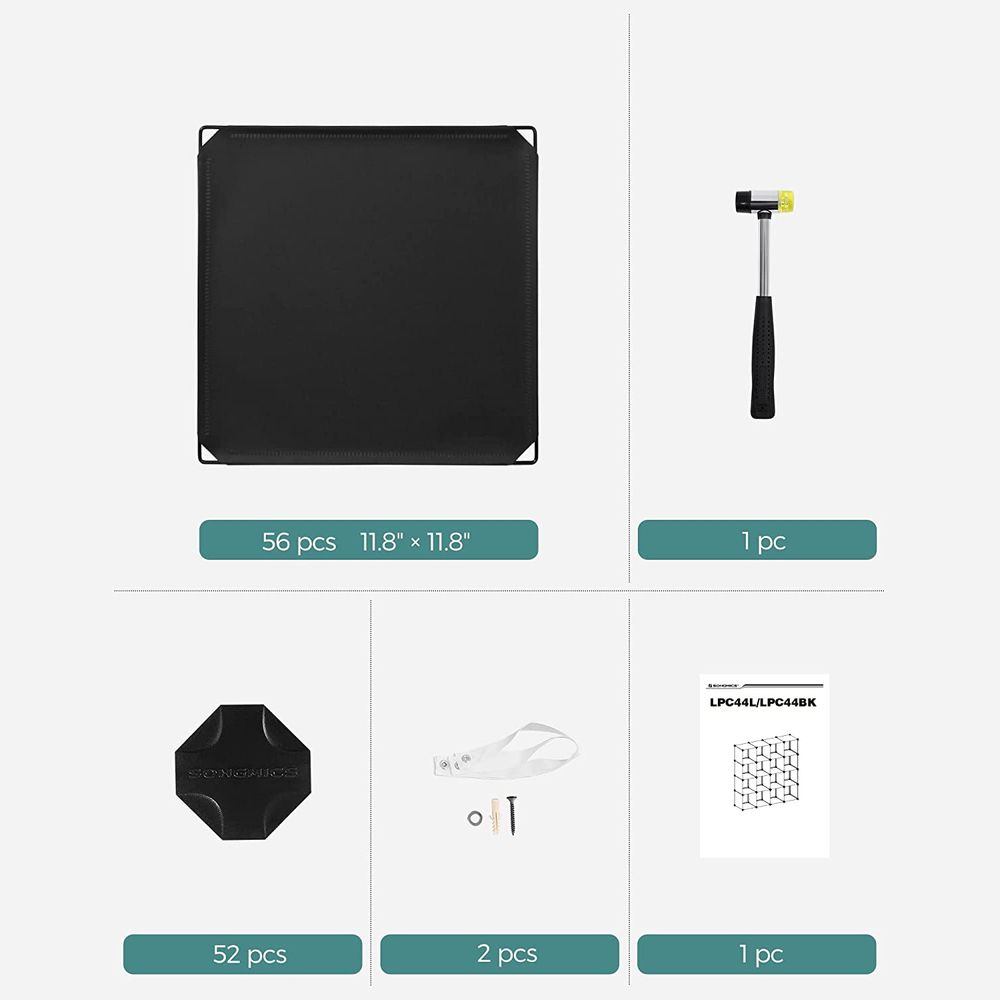 Cube Storage Organizer - Modular Plastic - Set Of 16 Cubes