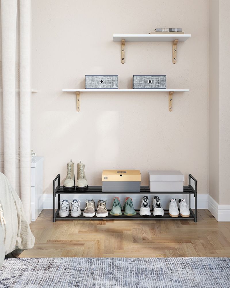 Metal Shoe Rack – Multi Tier Storage – Entryway & Closet Organizer