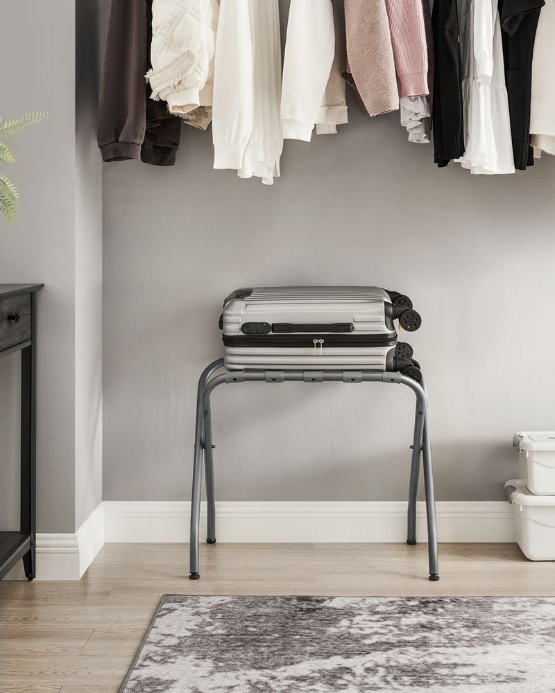 Luggage Racks - Steel Frame Folding - Set Of 2 Guest Room