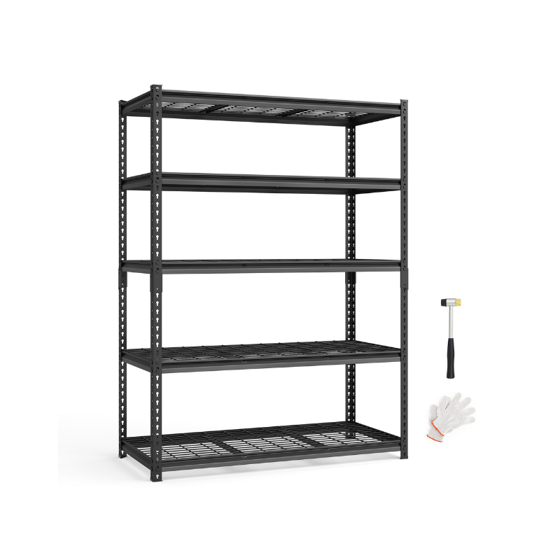 Storage Shelves - 5 Tier Adjustable - Heavy Duty Steel