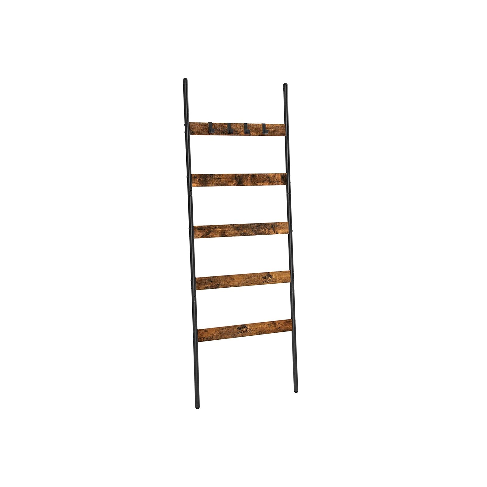 5-Tier Ladder Shelf – Vertical Blanket & Towel Storage Rack