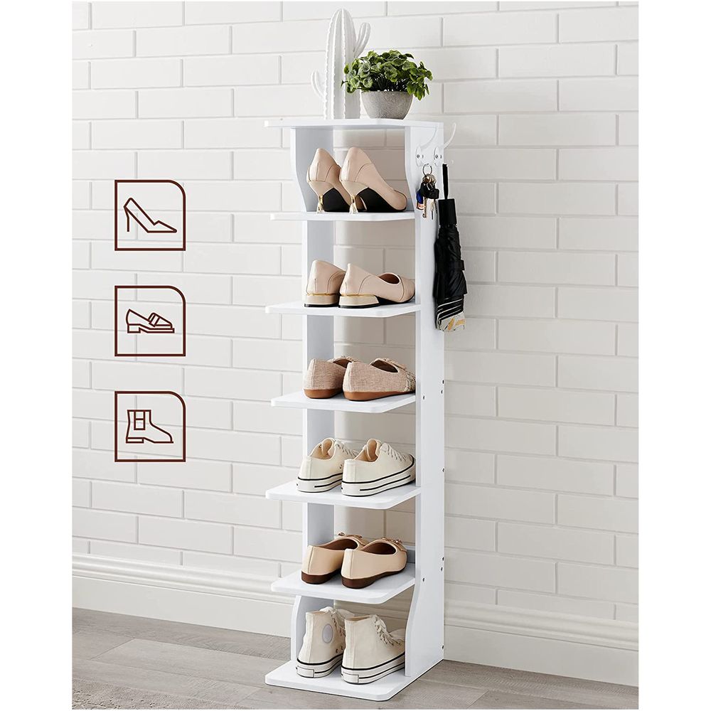 Slim Shoe Storage Rack – 7 or 9-Tier – Space-Saving Shoe Tower