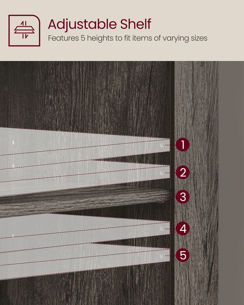 Buffet Cabinet - With Storage And Drawer - Farmhouse Style