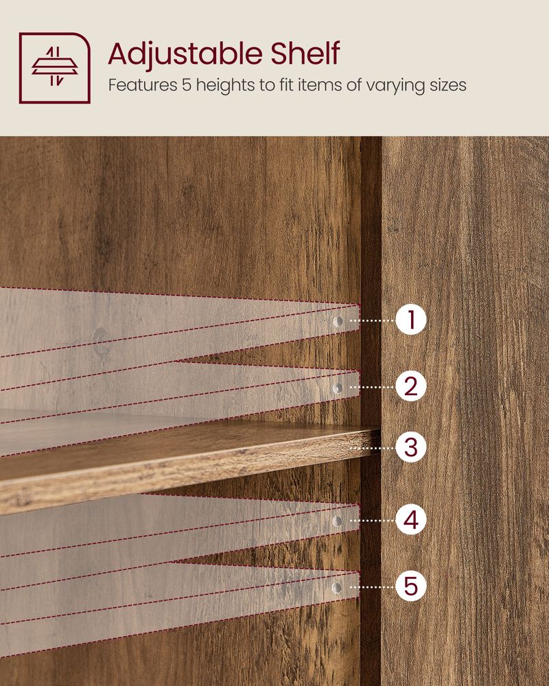 Buffet Cabinet - With Storage And Drawer - Farmhouse Style