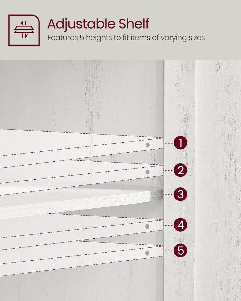 Buffet Cabinet - With Storage And Drawer - Farmhouse Style